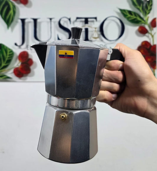 Cafetera Italiana Premium – 6 Tazas de Espresso Fuerte y Aromático